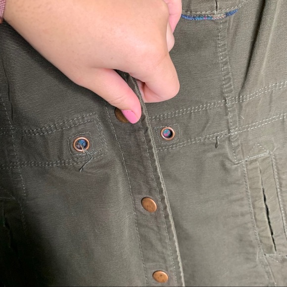 Free People Green Military Utility Jacket - Picture 6 of 10